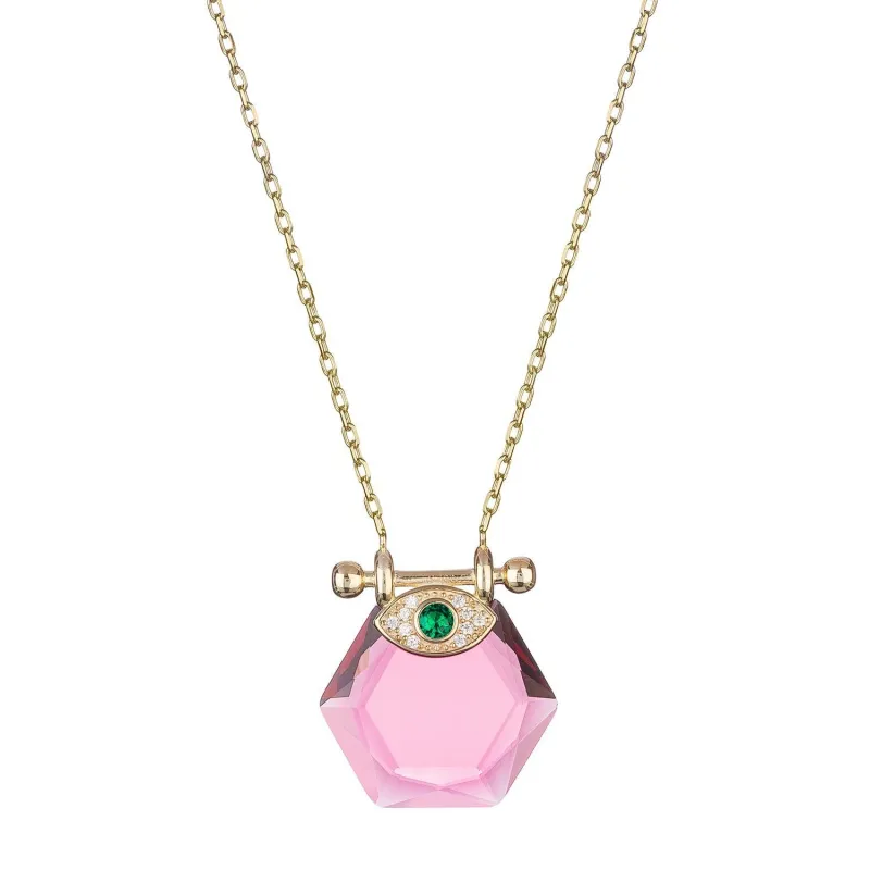 Dancefloor Divinity Necklace in Maroon Blossom sold by Ragen Jewels