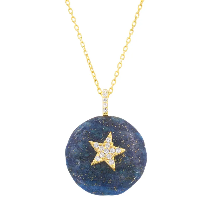 Cosmic Charmer Lapis Lazuli Necklace sold by Ragen Jewels