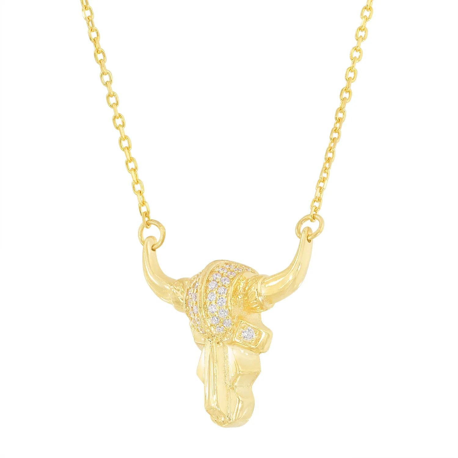 By The Horns Pavé Necklace sold by Ragen Jewels product image thumbnail 3