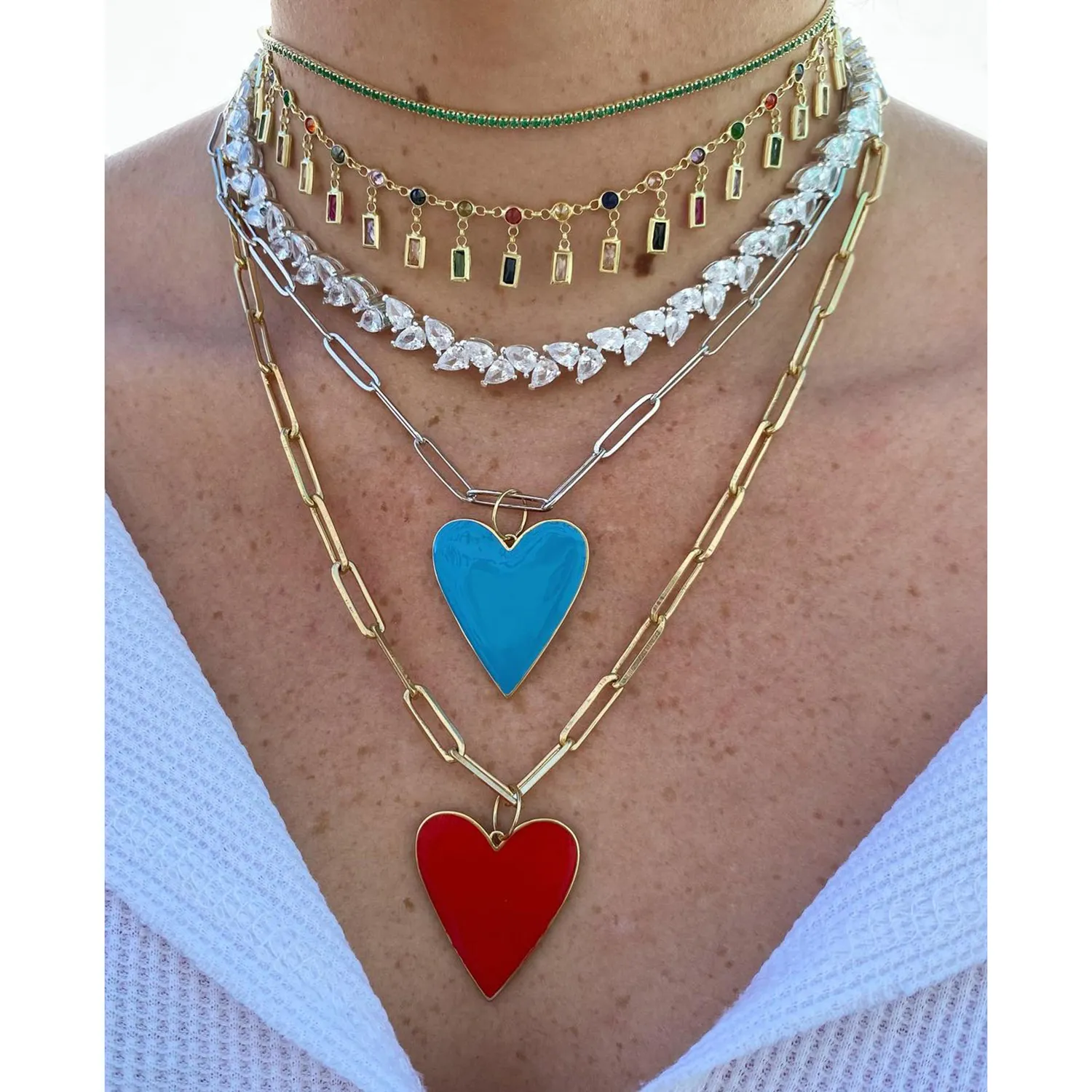 Crystal Drip Choker sold by Ragen Jewels product image thumbnail 4