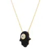 Jelly Onyx Hamsa Necklace sold by Ragen Jewels