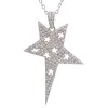 Punch Out Pavé Star Necklace sold by Ragen Jewels