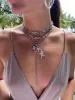 Punch Out Pavé Star Necklace sold by Ragen Jewels