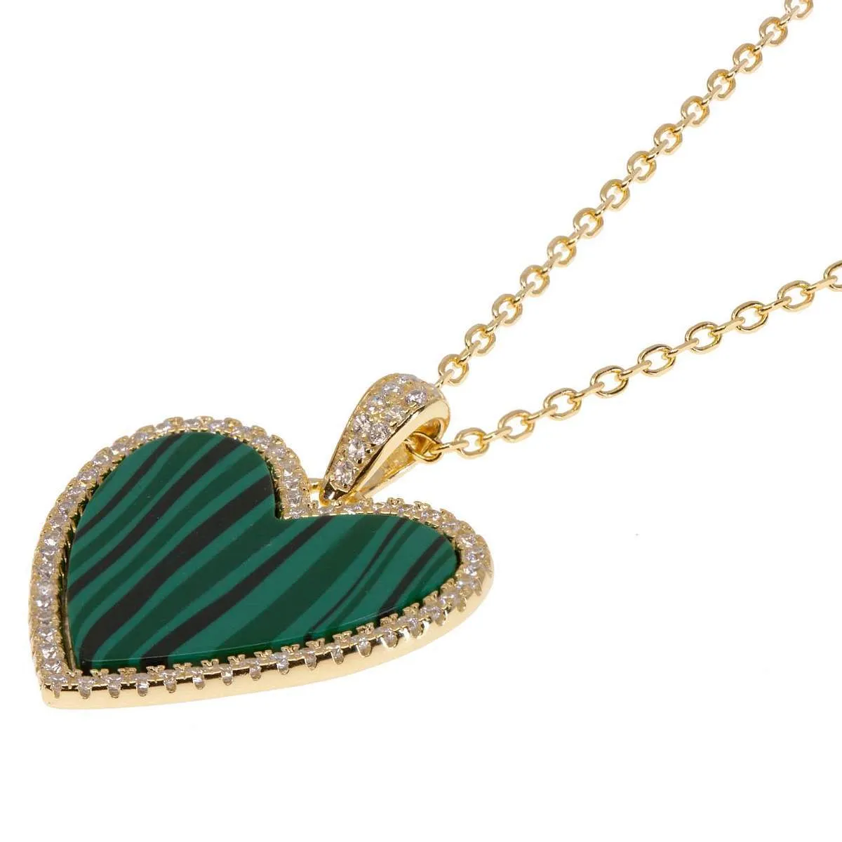 Cross My Heart Necklace in Emerald sold by Ragen Jewels product image thumbnail 3