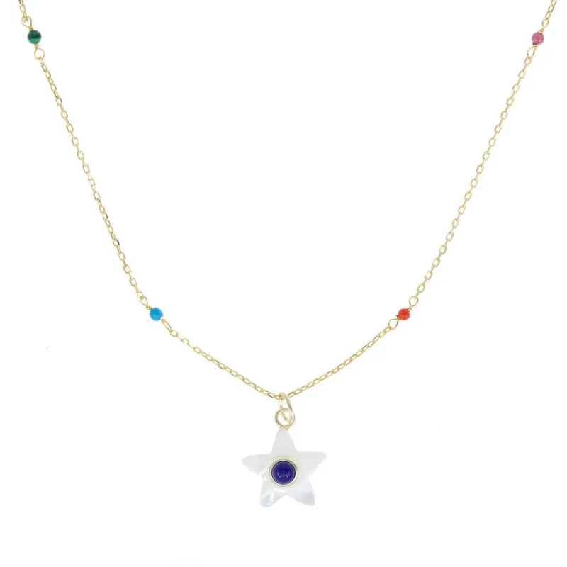 Space Star Necklace sold by Ragen Jewels