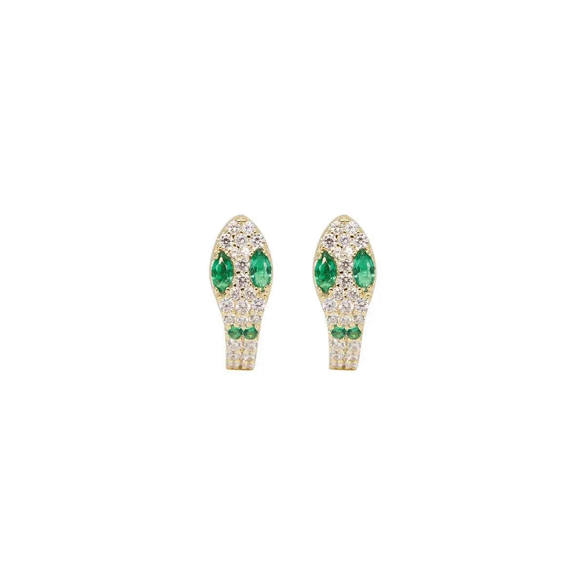 Green Snake Hoops sold by Ragen Jewels product image thumbnail 3