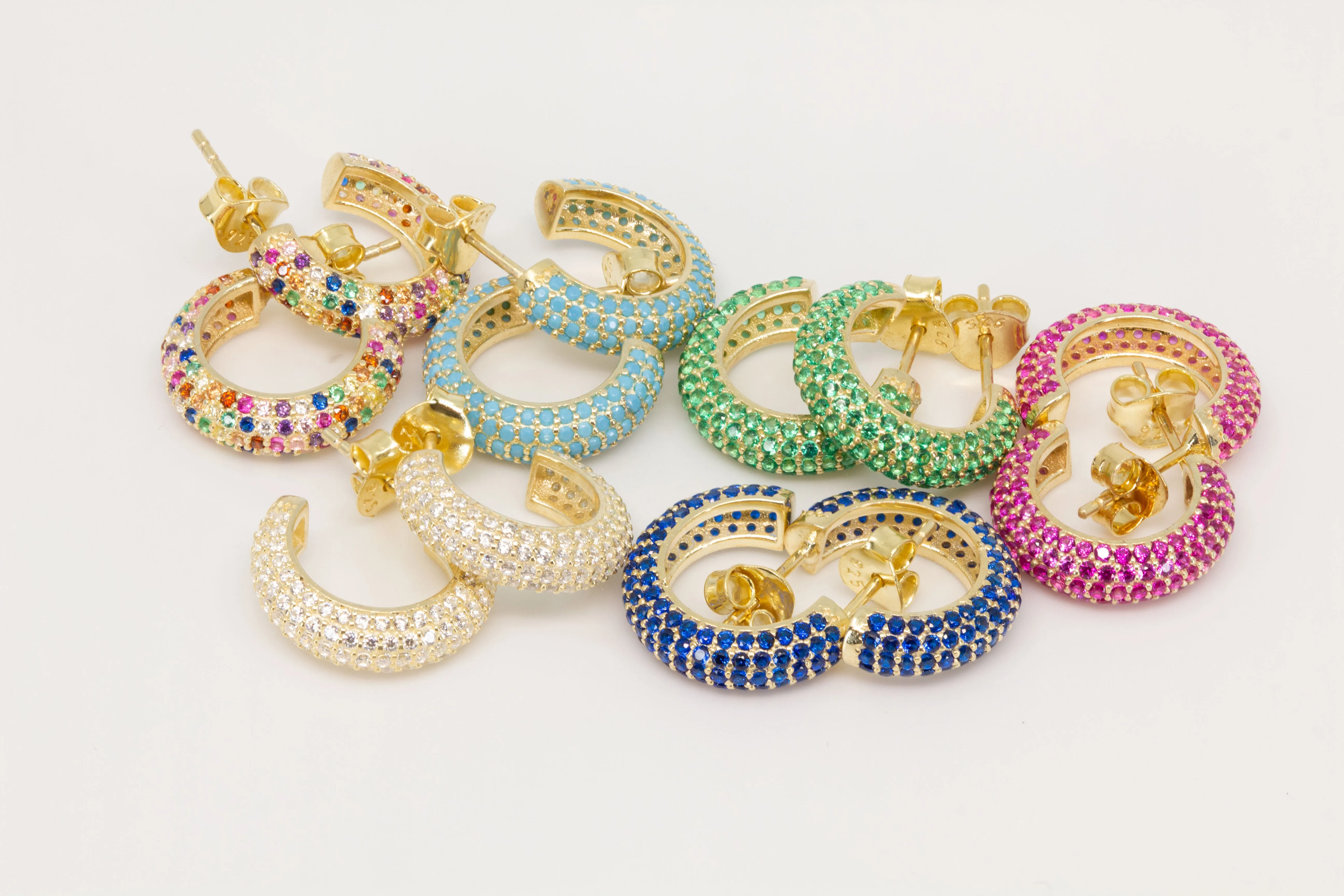 Ruby Global Hoops sold by Ragen Jewels product image thumbnail 2