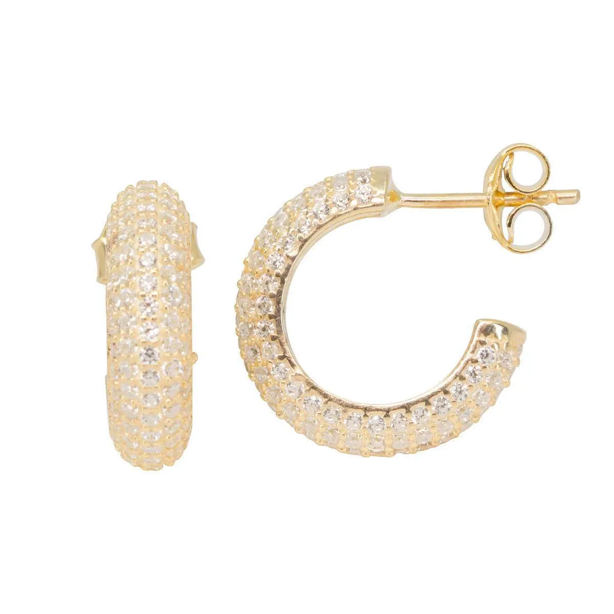Clear Global Hoops sold by Ragen Jewels product image thumbnail 3