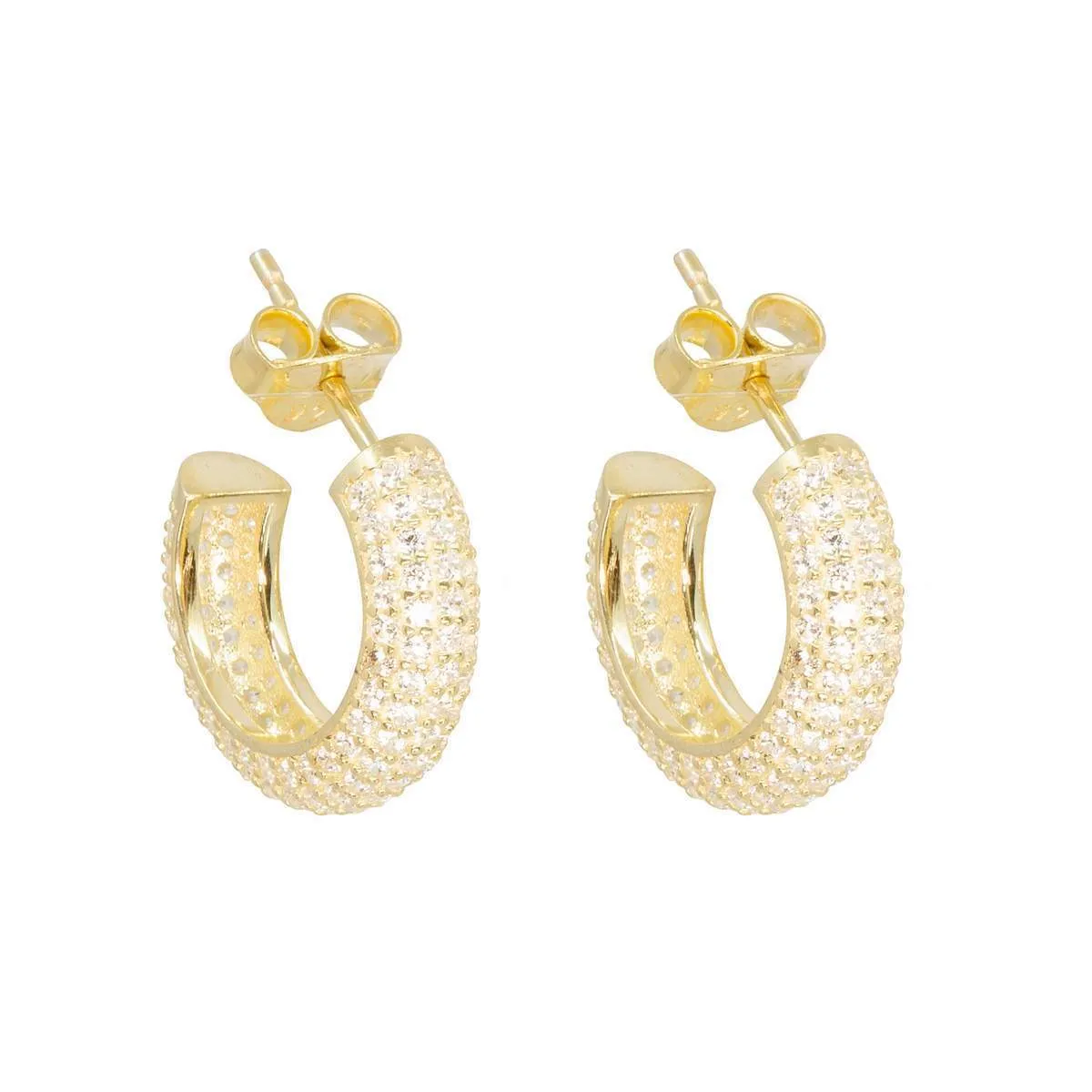 Clear Global Hoops sold by Ragen Jewels product image thumbnail 4