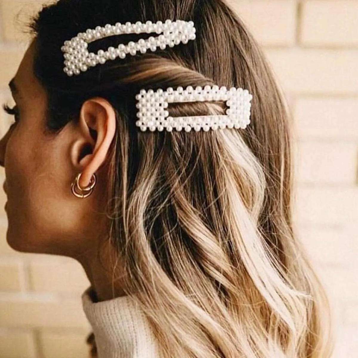 Beaded Pearl Hairpin sold by Ragen Jewels product image thumbnail 2