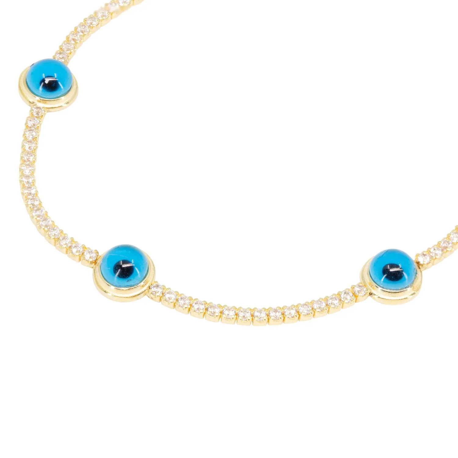 Evil Eye Trio Choker sold by Ragen Jewels product image thumbnail 3