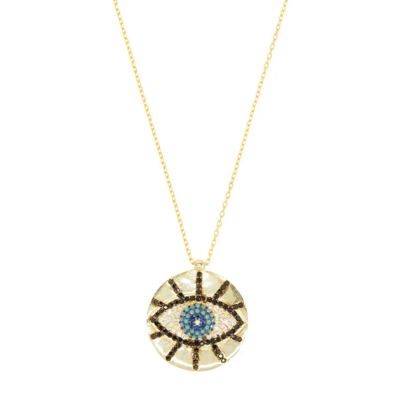 Full Evil Eye Necklace sold by Ragen Jewels