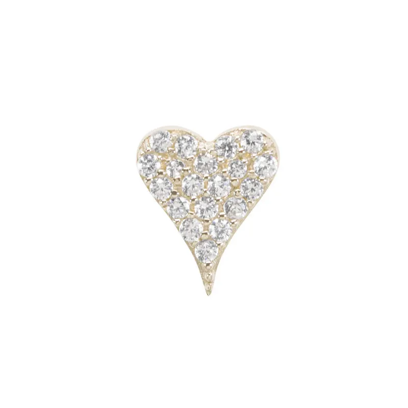 Happy Heart Mini Stud sold by Ragen Jewels