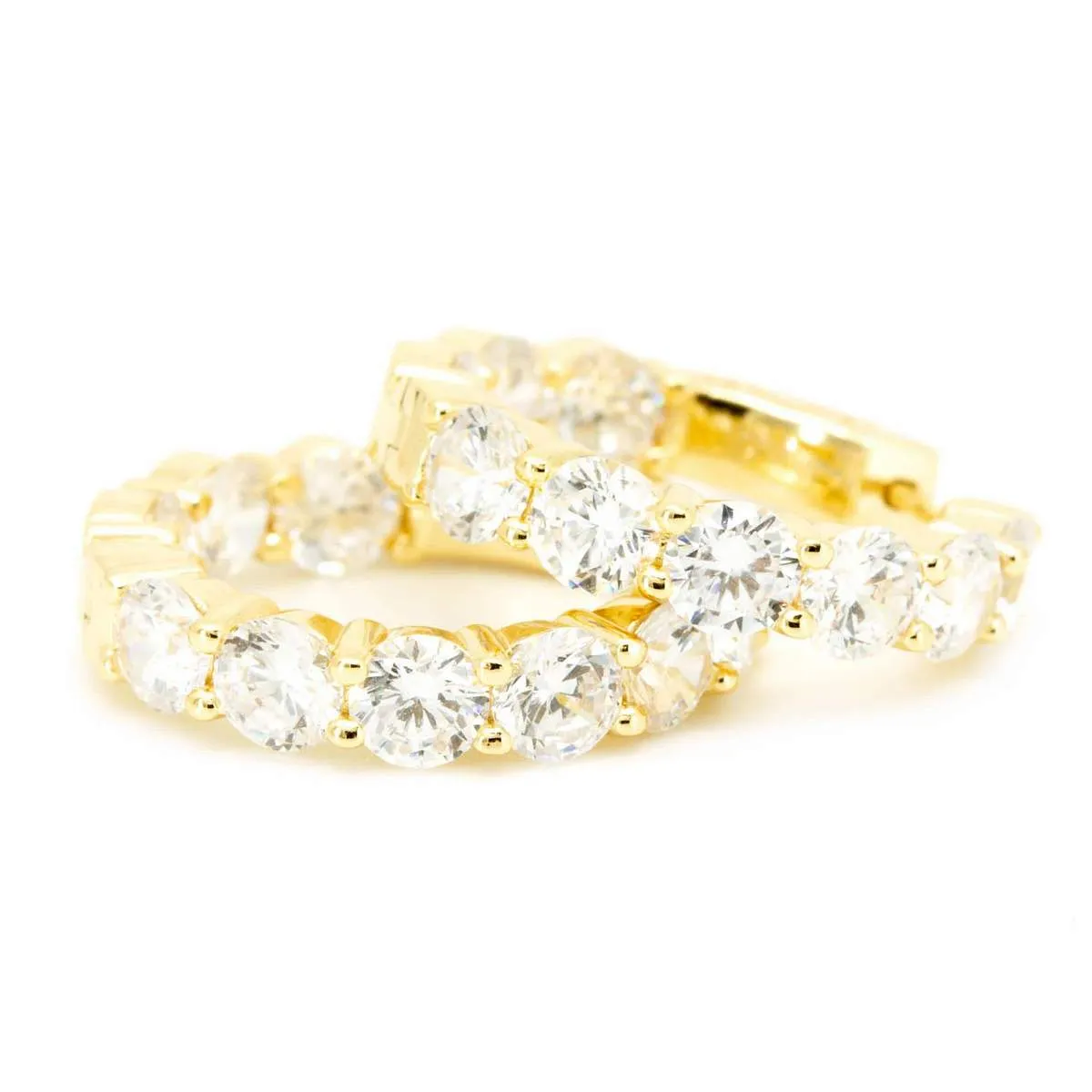 Small Round Clear Hoops sold by Ragen Jewels product image thumbnail 3