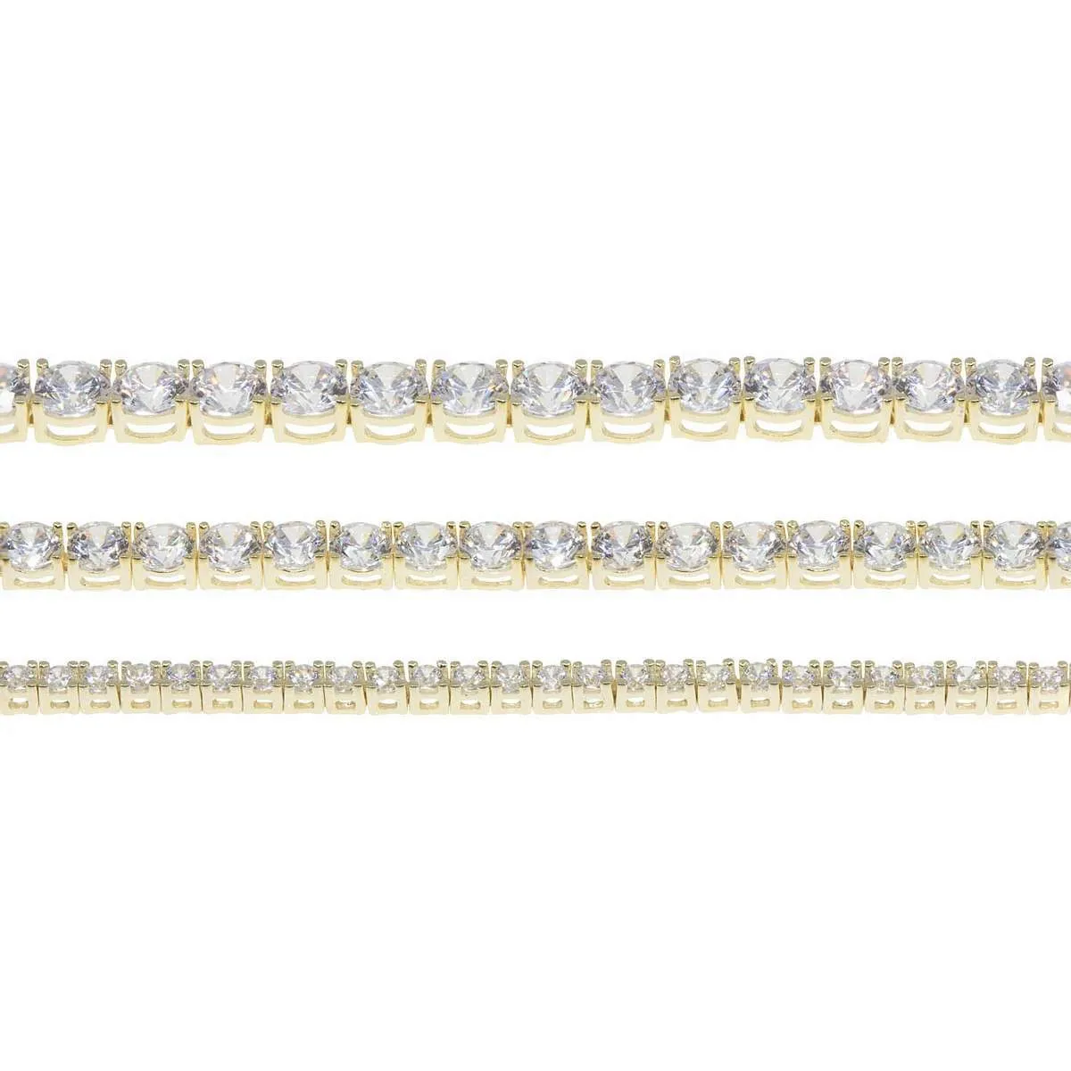 Large Crystal Tennis Bracelet sold by Ragen Jewels product image thumbnail 4