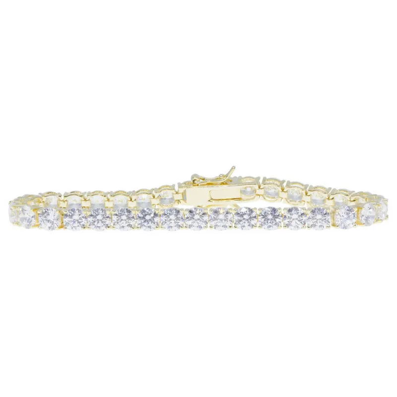 Large Crystal Tennis Bracelet sold by Ragen Jewels