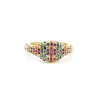 Rainbow Signet Ring sold by Ragen Jewels