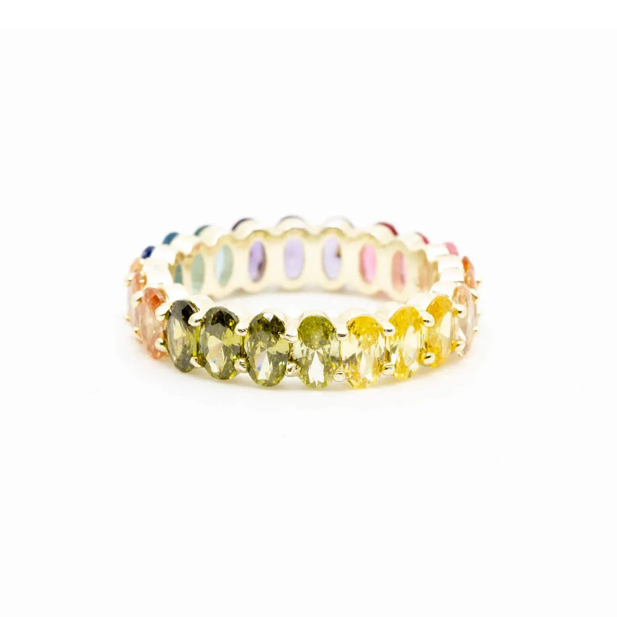 Rainbow Ellipse Ring sold by Ragen Jewels product image thumbnail 4
