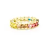 Ombre Rainbow Infinity Ring sold by Ragen Jewels