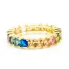 Ombre Rainbow Infinity Ring sold by Ragen Jewels