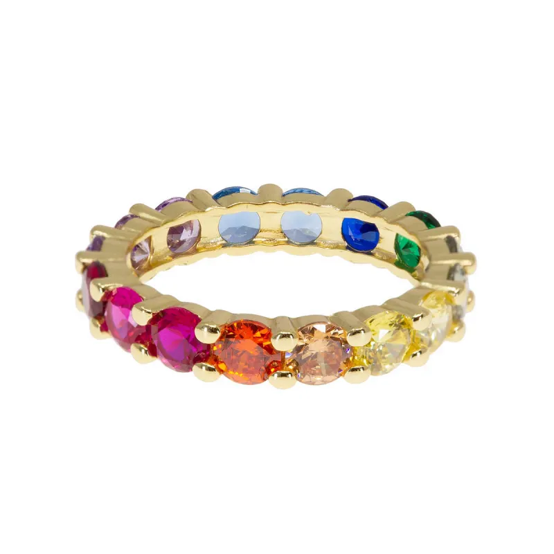 Rainbow Infinity Ring sold by Ragen Jewels