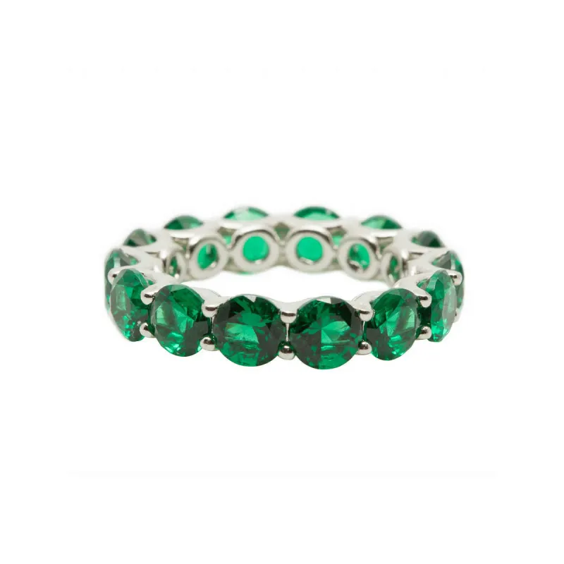 Infinite Ring in Emerald sold by Ragen Jewels