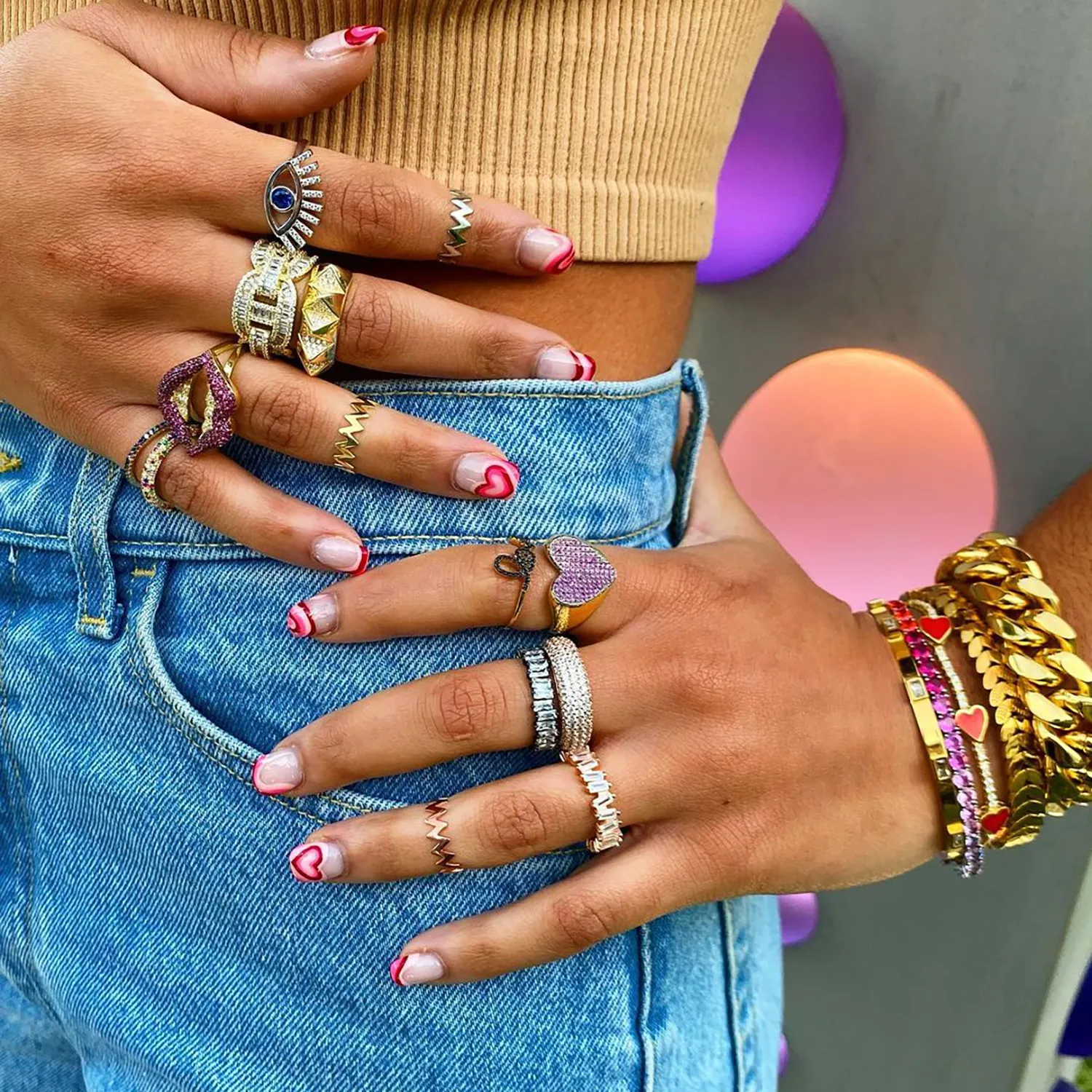 Crystal Baguette Ring sold by Ragen Jewels product image thumbnail 2