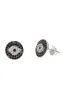 Evil Eye Paired Studs in Onyx sold by Ragen Jewels