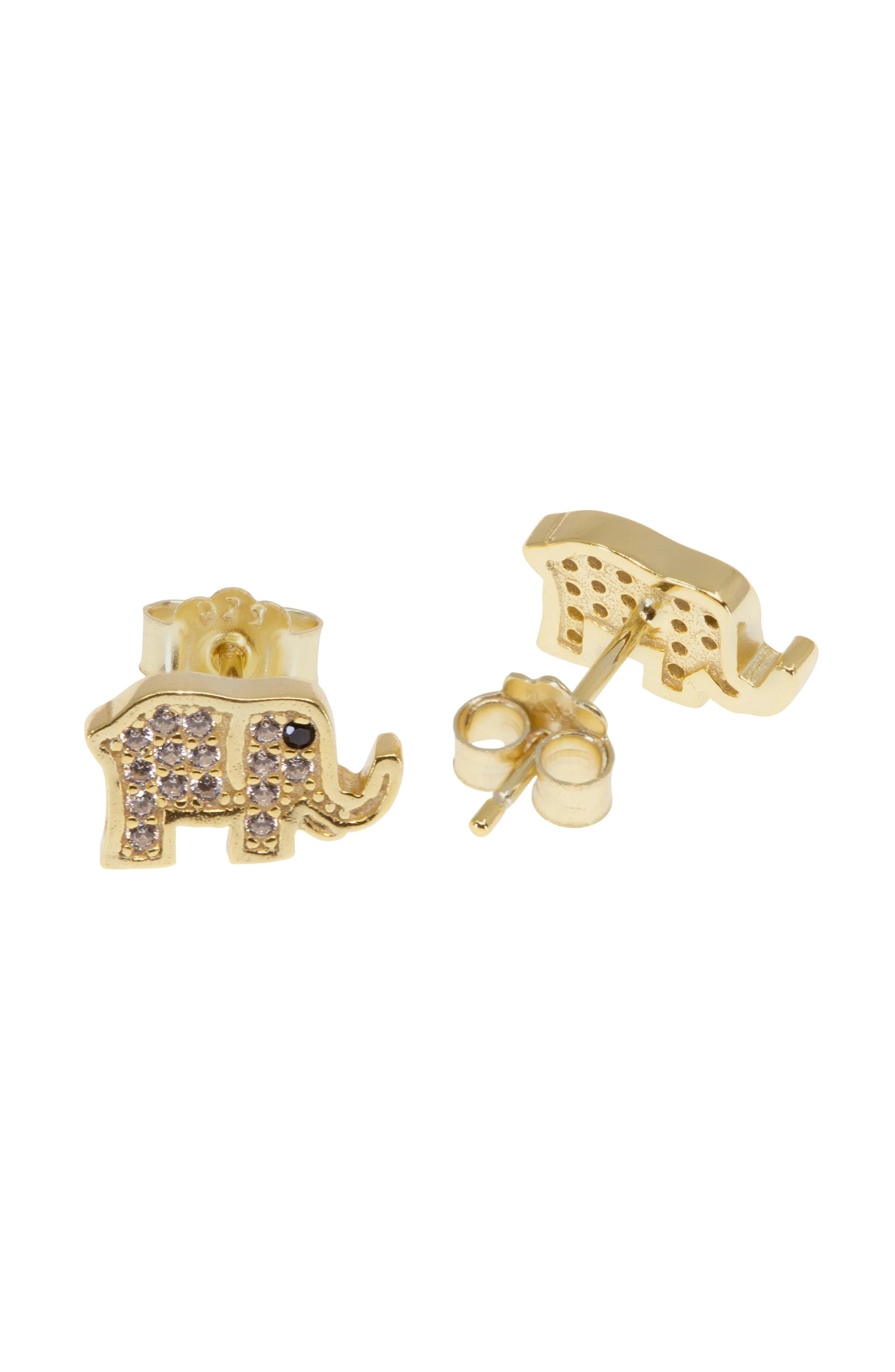 Mini Elephant Paired Studs sold by Ragen Jewels product image thumbnail 3