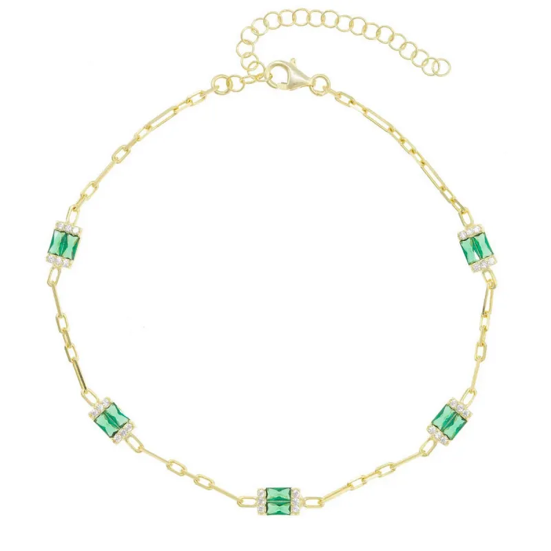 The Esmeralda Anklet sold by Ragen Jewels