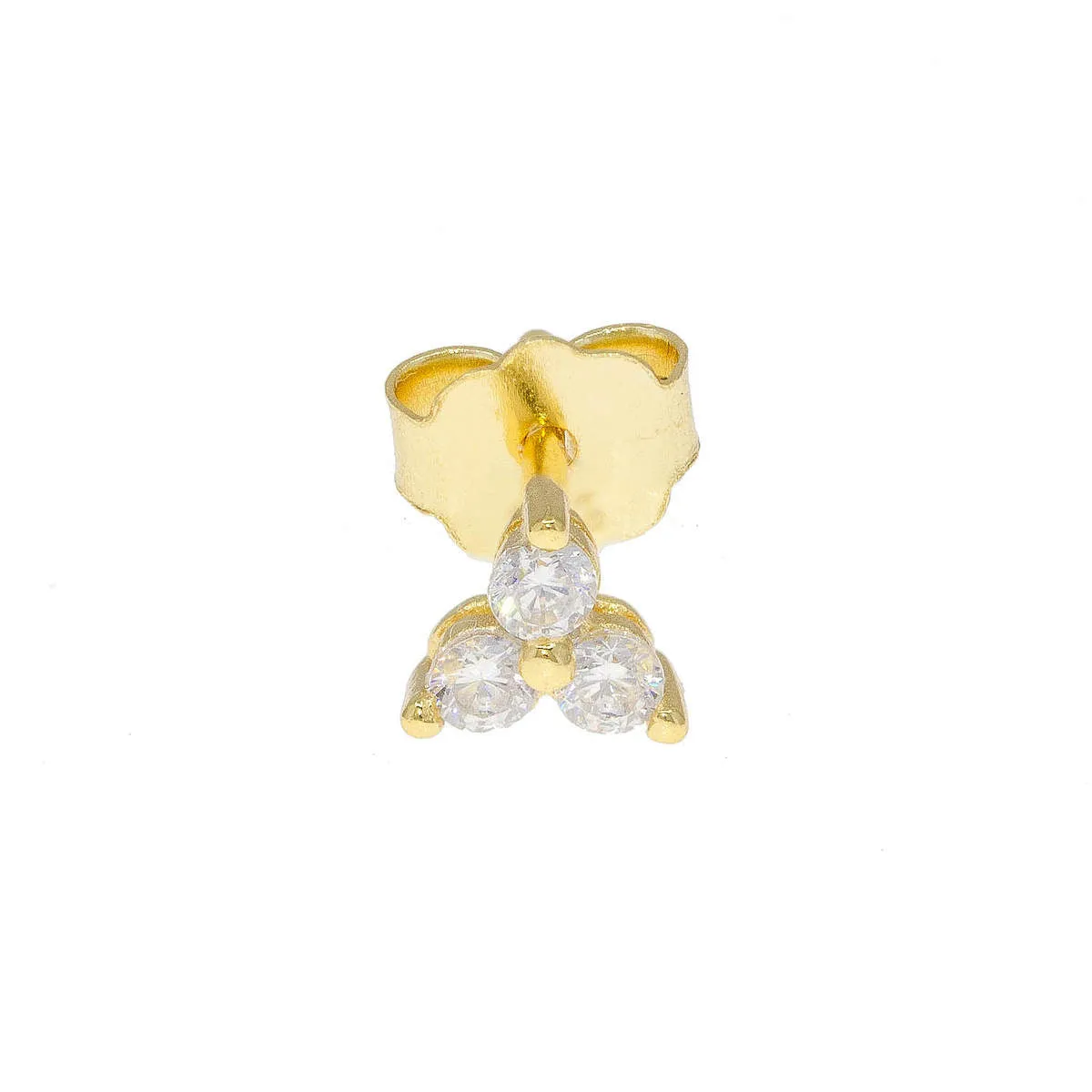 Mini Trio Crystal Stud sold by Ragen Jewels product image thumbnail 3