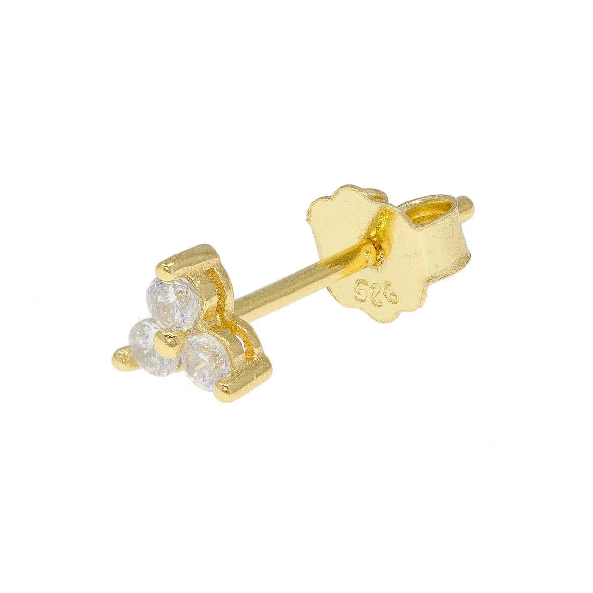 Mini Trio Crystal Stud sold by Ragen Jewels product image thumbnail 4