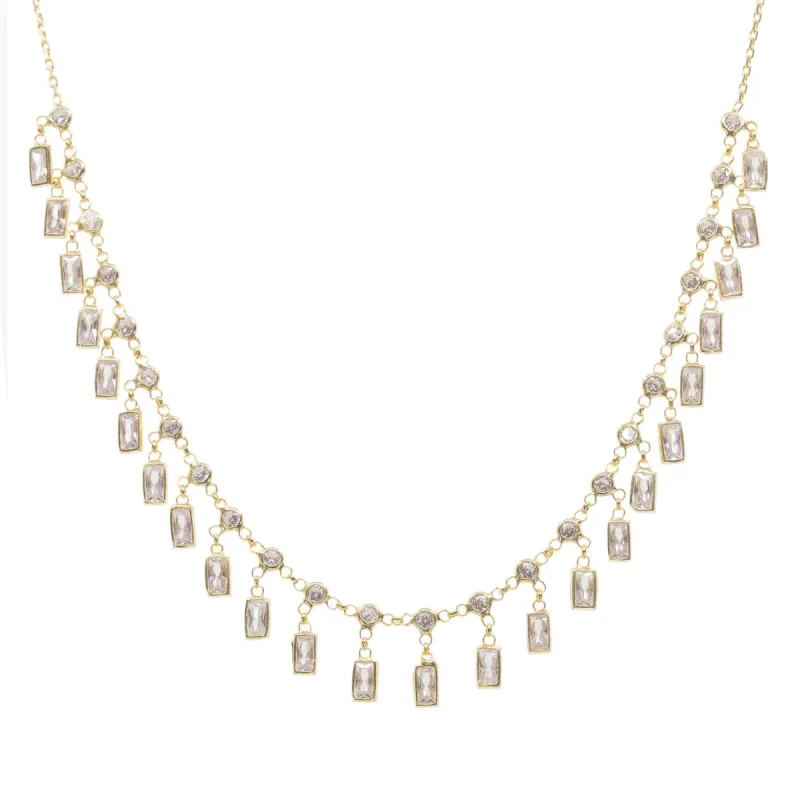 Crystal Drip Necklace sold by Ragen Jewels