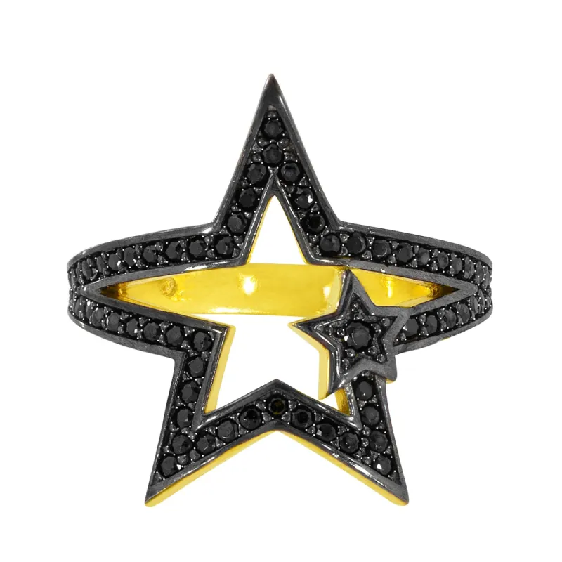 Dark Star Pavé Ring sold by Ragen Jewels