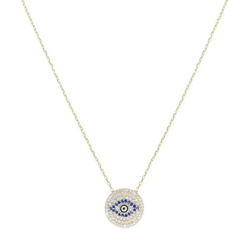 Eclipse Evil Eye Necklace sold by Ragen Jewels