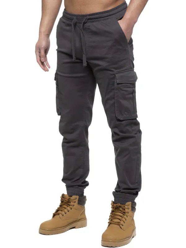 Enzo | Mens Cargo Jogger Jeans sold by Raw Denim