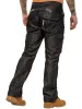 Mens Black Combat Denim Jeans | Enzo Designer Menswear sold by Raw Denim