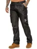 Mens Black Combat Denim Jeans | Enzo Designer Menswear sold by Raw Denim