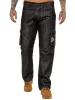 Mens Black Combat Denim Jeans | Enzo Designer Menswear sold by Raw Denim