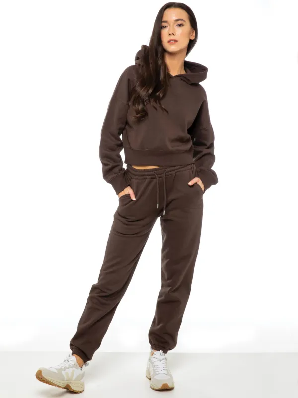 Enzo | Womens Cropped Hoodie Tracksuit sold by Raw Denim