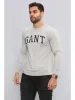 Gant Mens Long Sleeved Outlined Branded Sweatshirt sold by Raw Denim