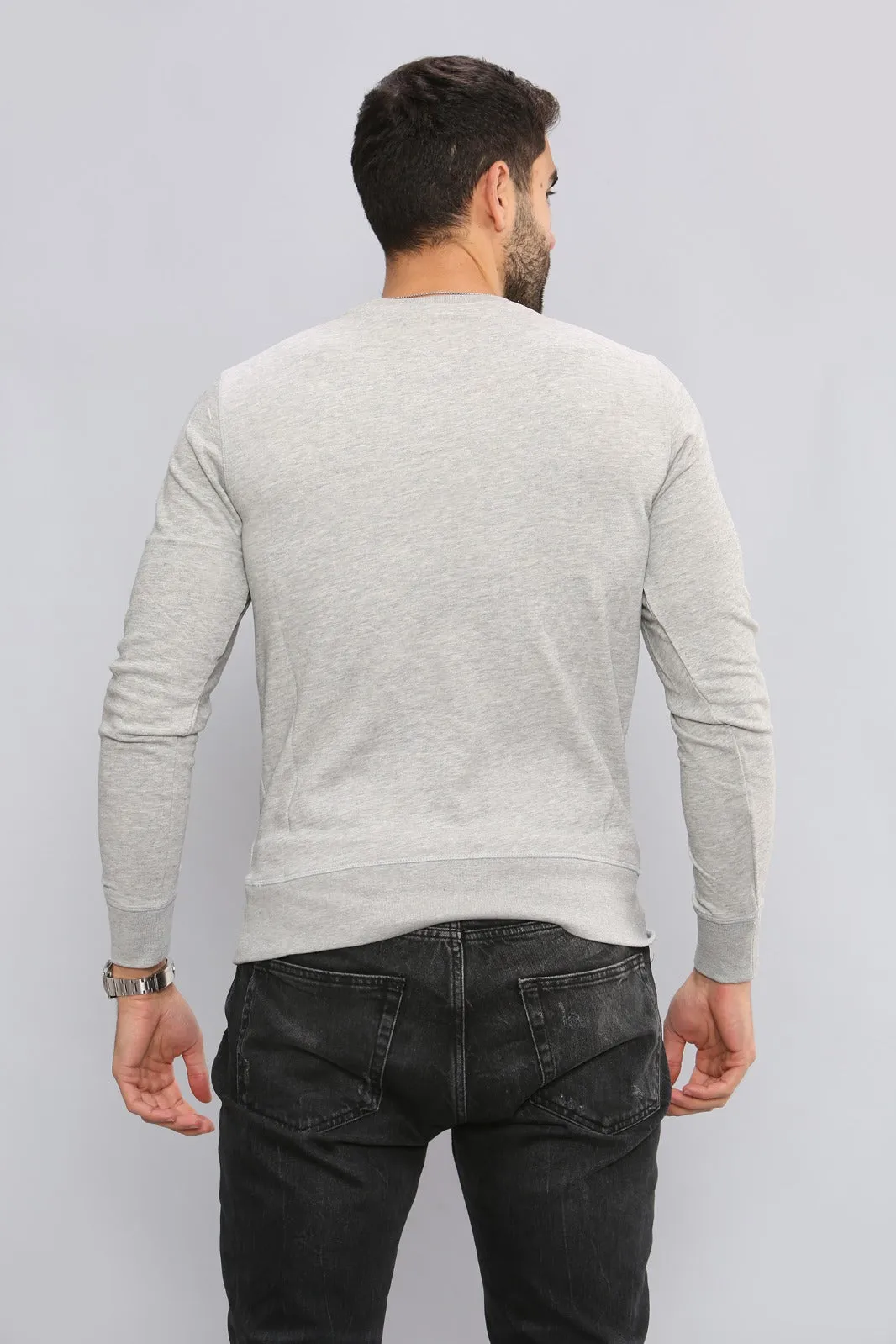 Gant Mens Long Sleeved Outlined Branded Sweatshirt sold by Raw Denim product image thumbnail 5