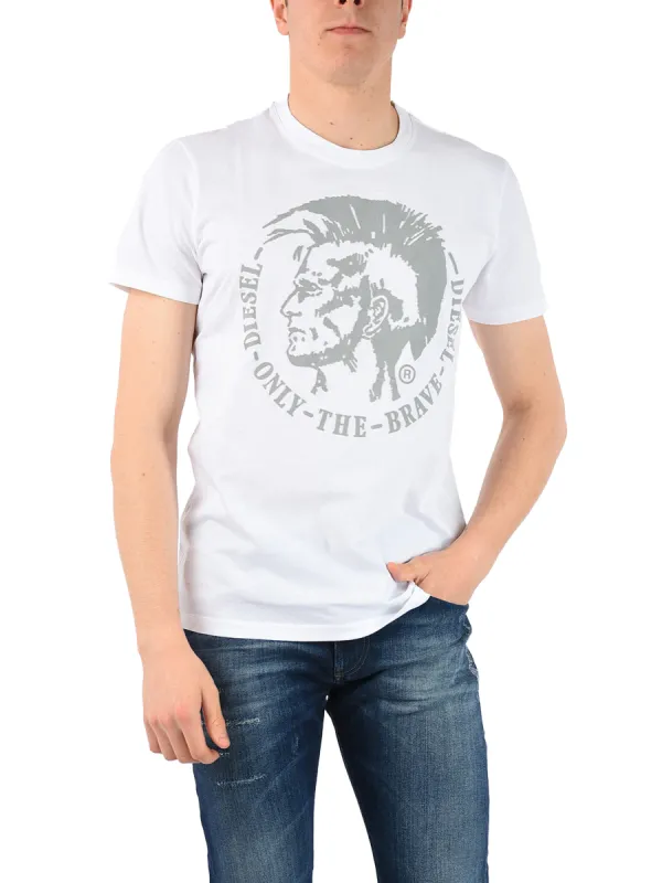 Mens Diesel Brave Casual Short Sleeve Cotton Crew Neck T-Shirt sold by Raw Denim
