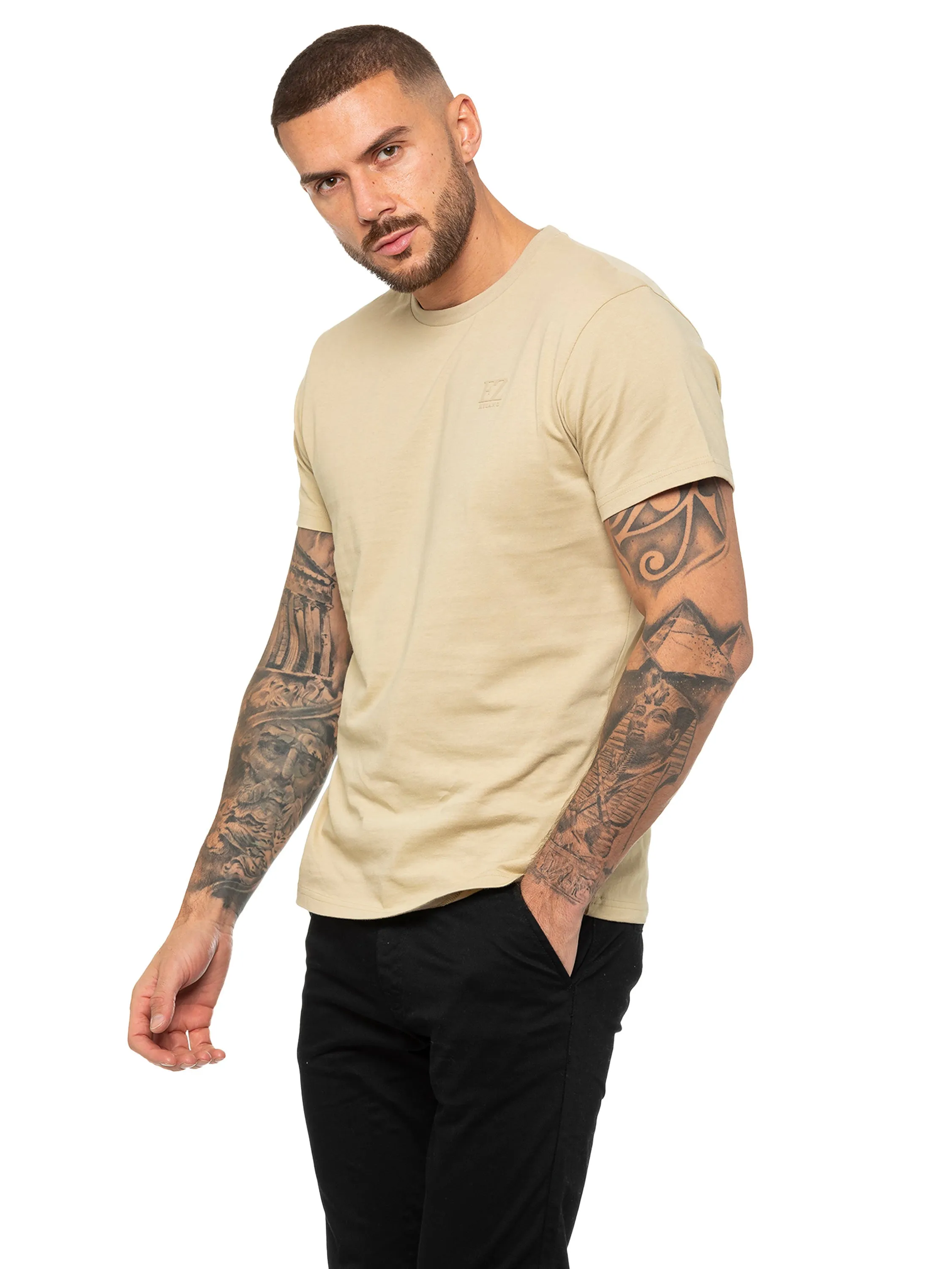 Enzo | Mens Crew Neck T-Shirt sold by Raw Denim product image thumbnail 3