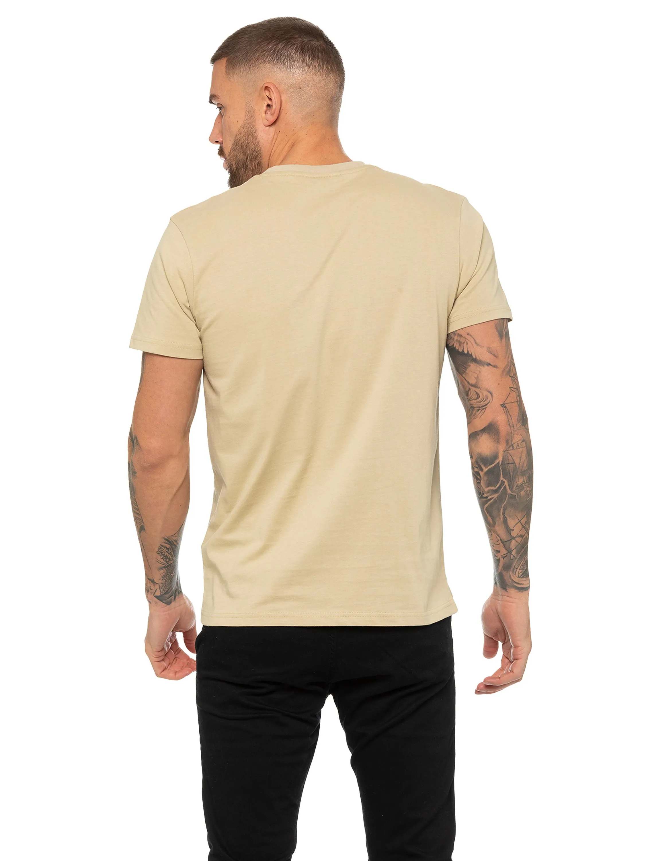 Enzo | Mens Crew Neck T-Shirt sold by Raw Denim product image thumbnail 5