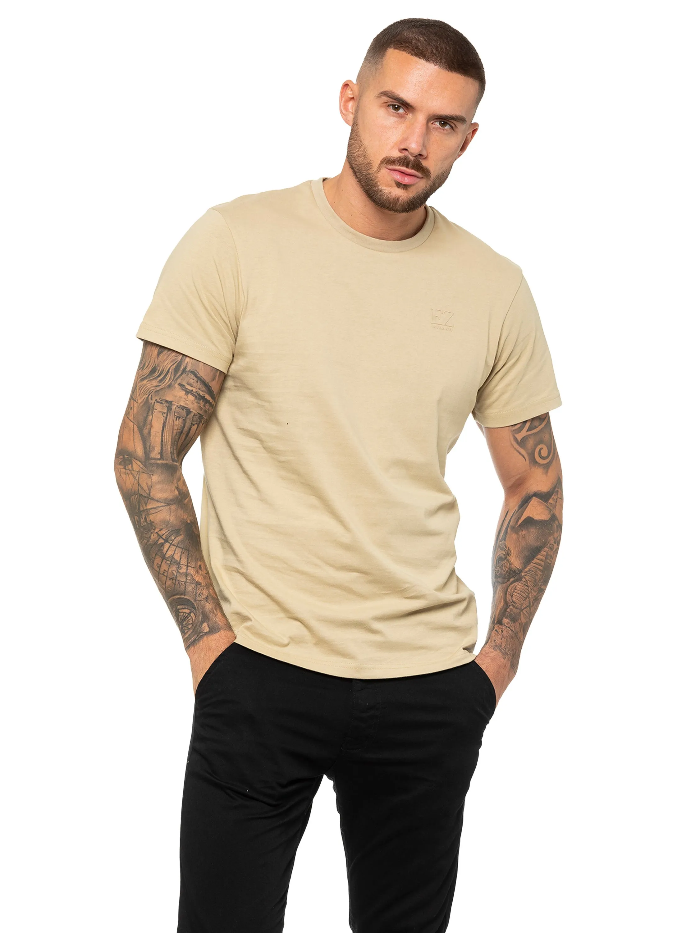 Enzo | Mens Crew Neck T-Shirt sold by Raw Denim
