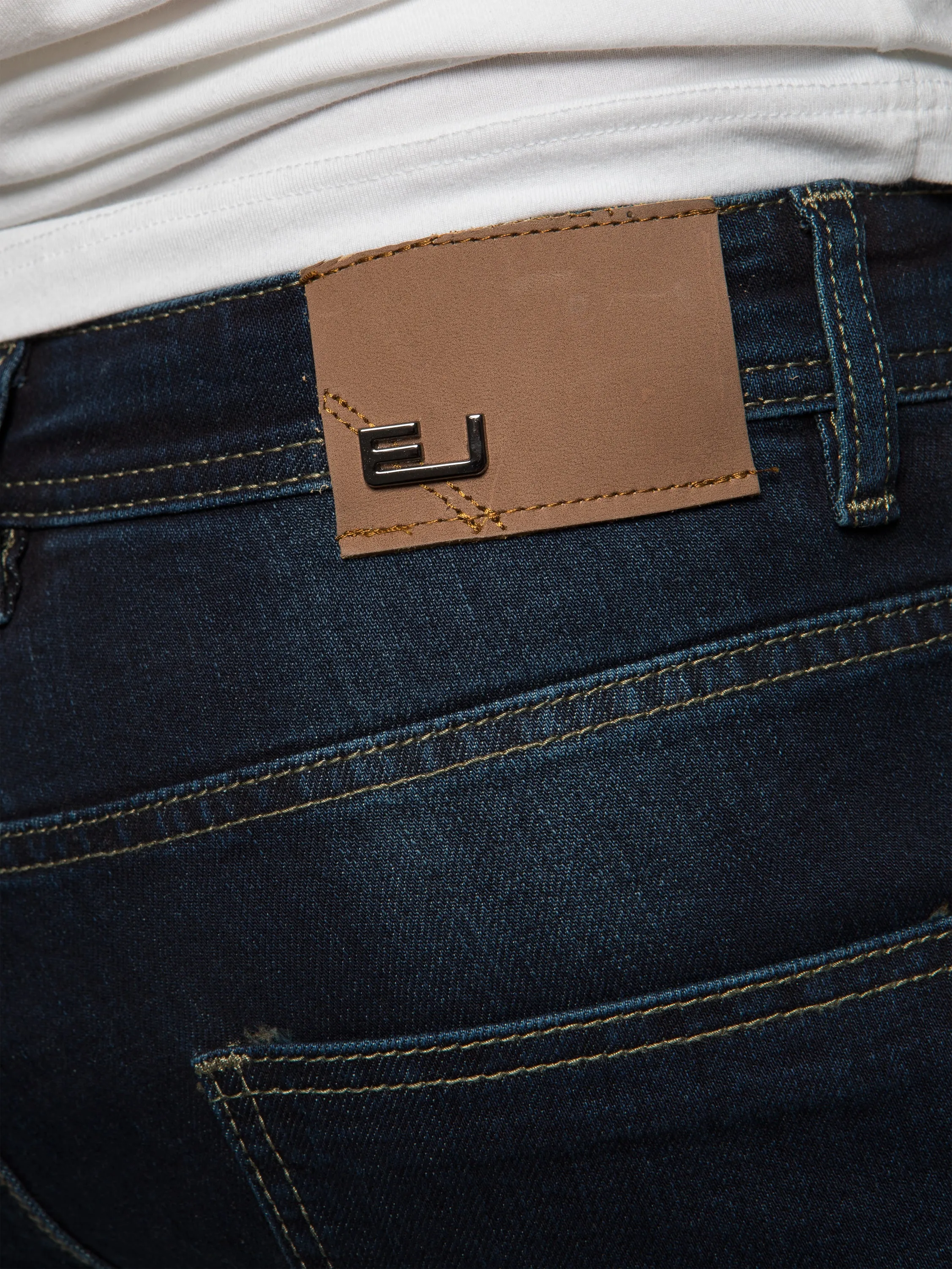 ETO | Mens Designer Tapered Fit Stretch Denim Jeans sold by Raw Denim product image thumbnail 3