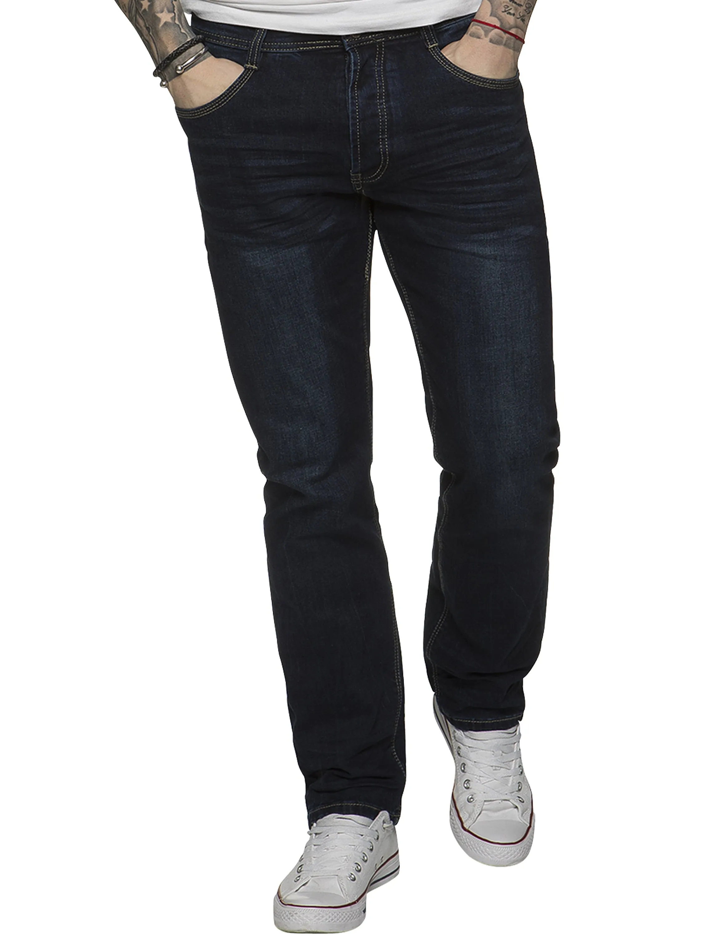 ETO | Mens Designer Tapered Fit Stretch Denim Jeans sold by Raw Denim
