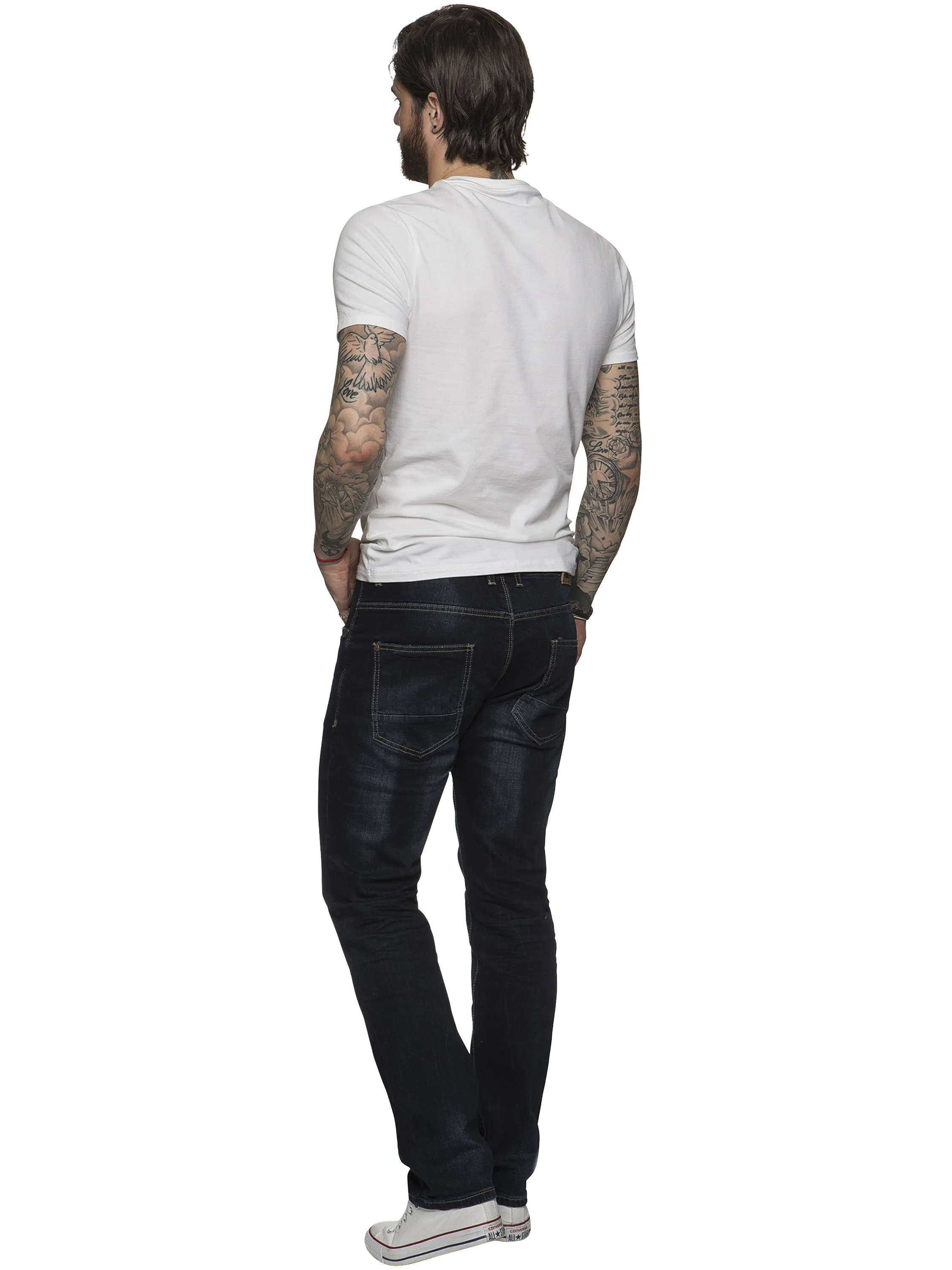 ETO | Mens Designer Tapered Fit Stretch Denim Jeans sold by Raw Denim product image thumbnail 5