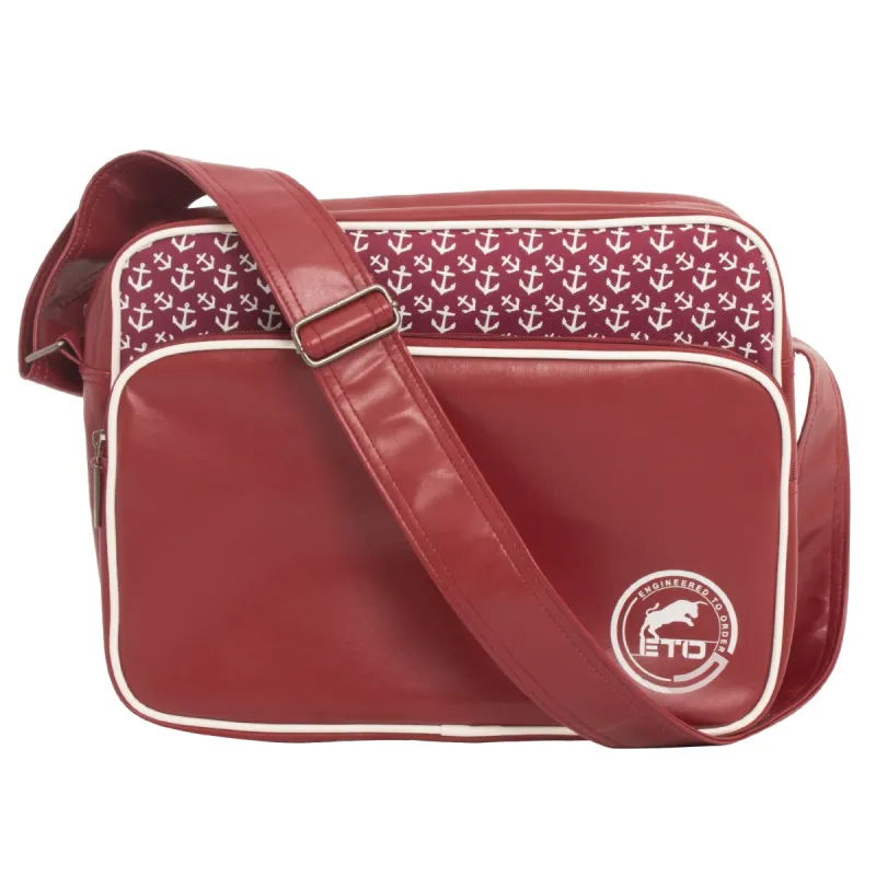 ETO Jeans | Shoulder Bag With Anchor Pattern sold by Raw Denim